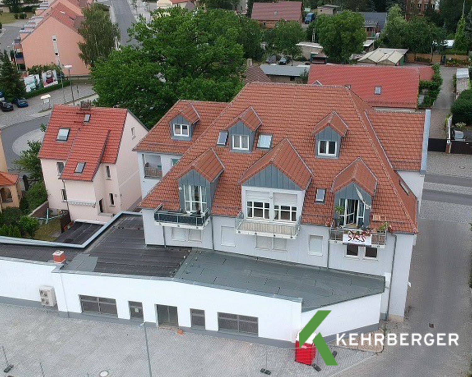 Rückansicht des Gebäudes