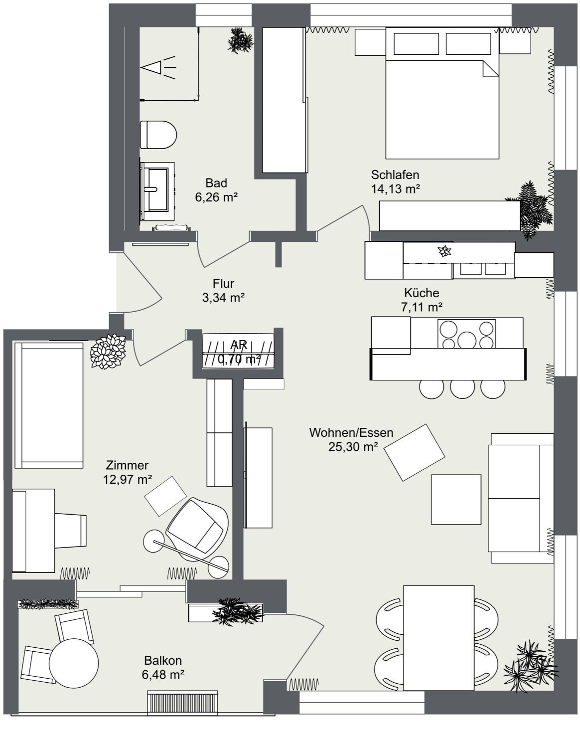 Grundriss 2D