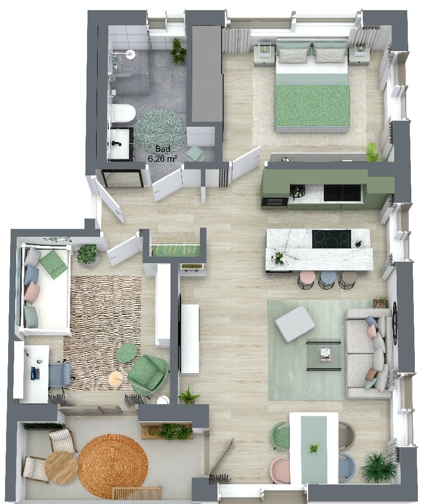 Grundriss 3D
