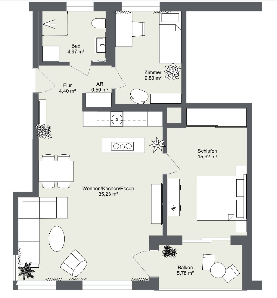 Grundriss 2D