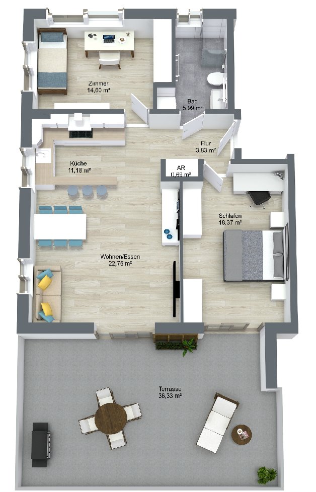 Grundriss 3D