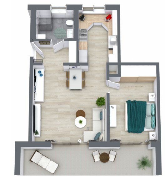 3D - Grundriss