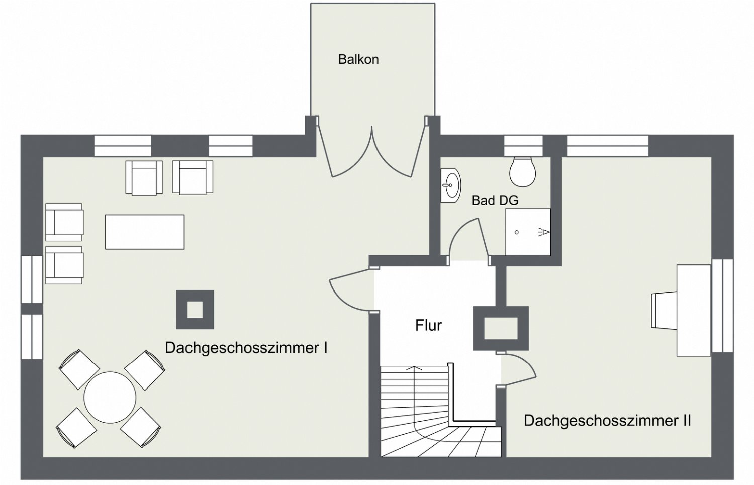 Grundriss Dachgeschoss